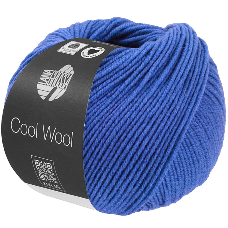 Lana Grossa Cool Wool Mélange 1503 Azul jaspeado