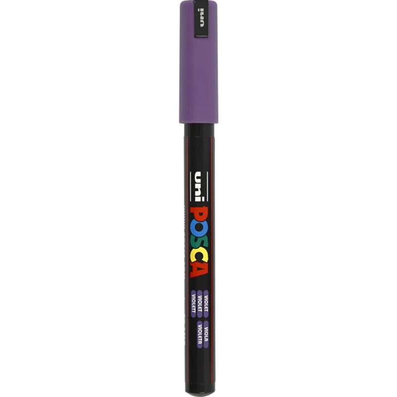 Rotulador Posca, 0.7 mm, 1 ud. Violeta