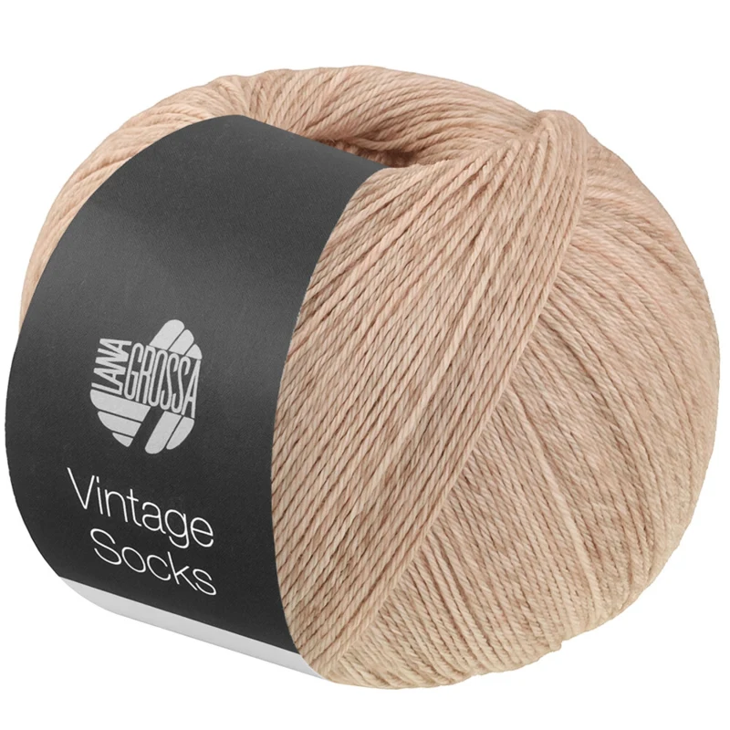 Lana Grossa Vintage Socks 1019 Beige/arena jaspeado