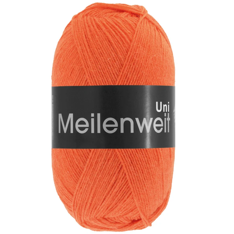 Lana Grossa Meilenweit 100 1396 Rojo calabaza