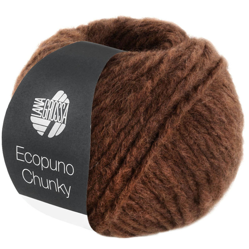 Ecopuno Chunky 140 Marrón chocolate