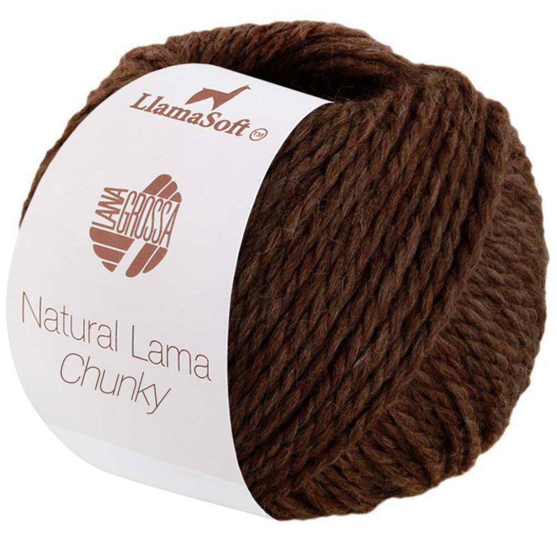 Natural Lama Chunky 13 Marrón chocolate