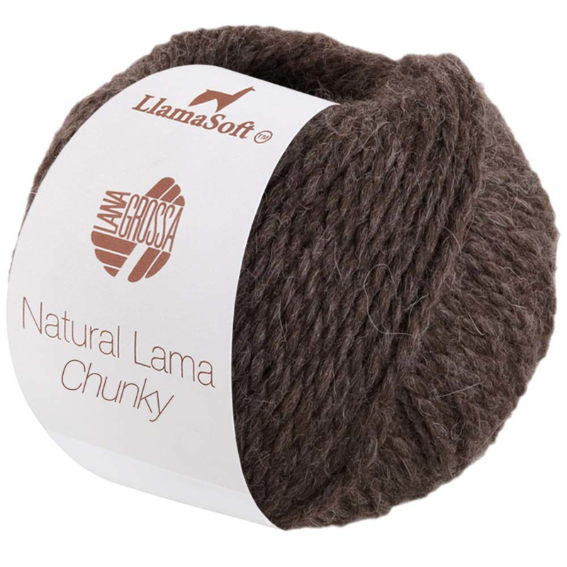 Natural Lama Chunky 14 Marrón gris