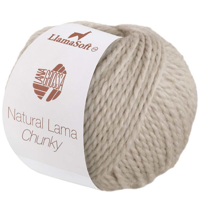 Natural Lama Chunky 12 Beige gris