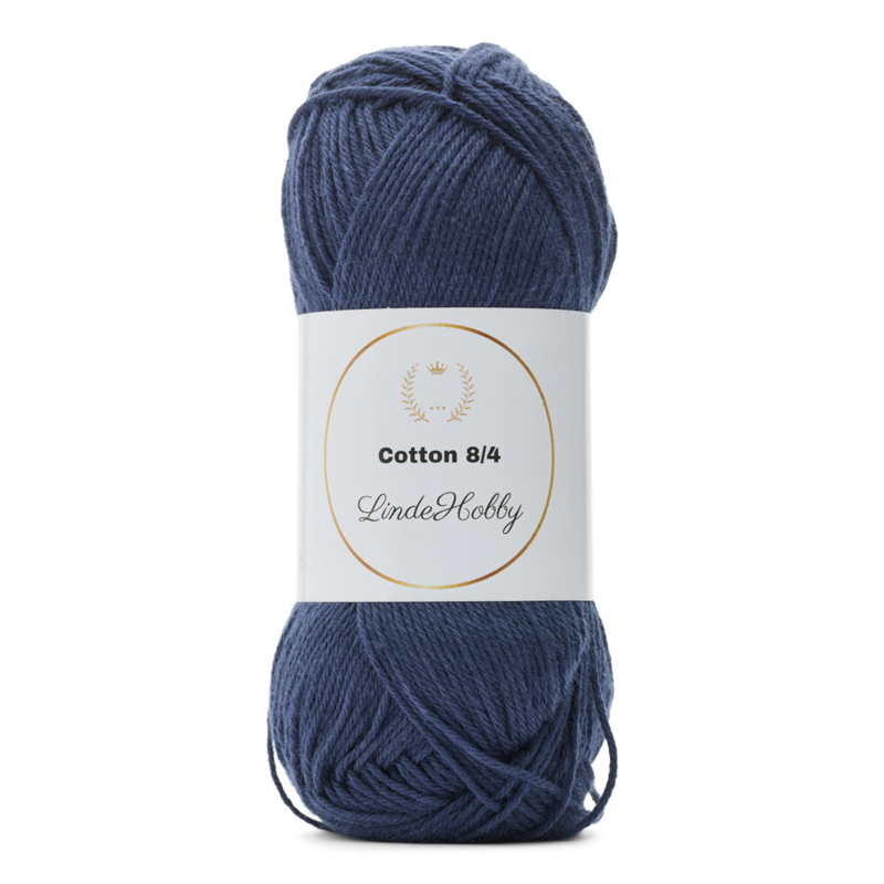 LindeHobby Cotton 8/4 008 Blu Bimbo