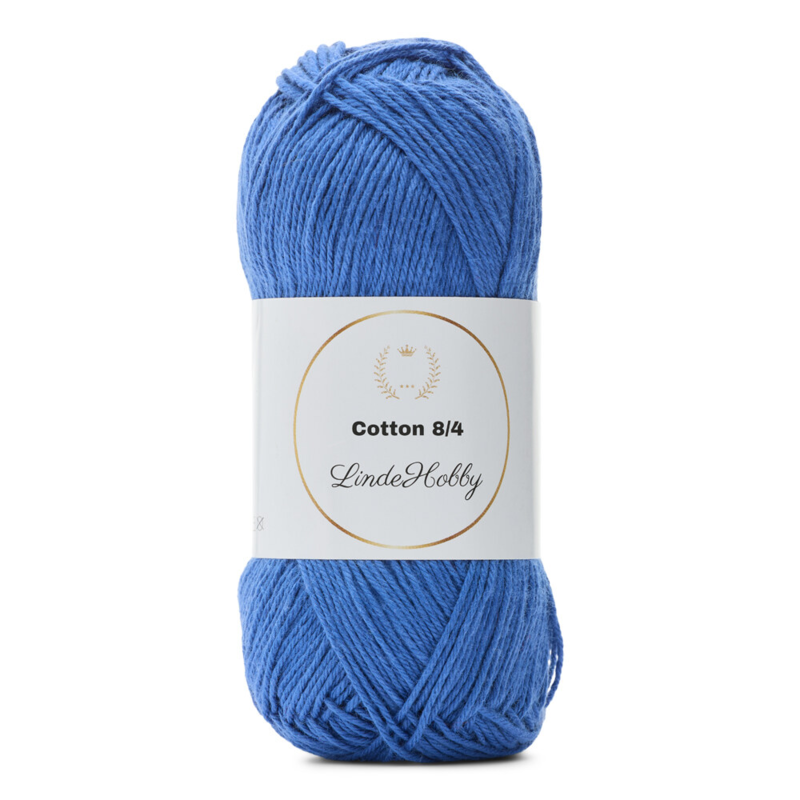 LindeHobby Cotton 8/4 014 Cobalto