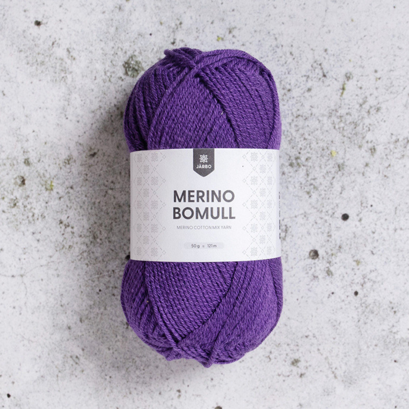 Järbo Merino Bomull 18 Prism violet