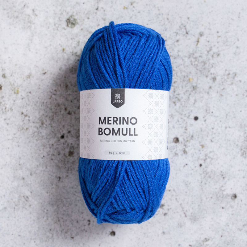 Järbo Merino Bomull 10 Victoria blue