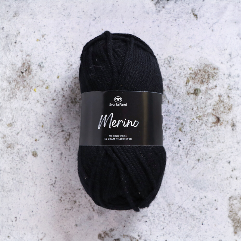 Svarta Fåret Merino 01 Negro intenso