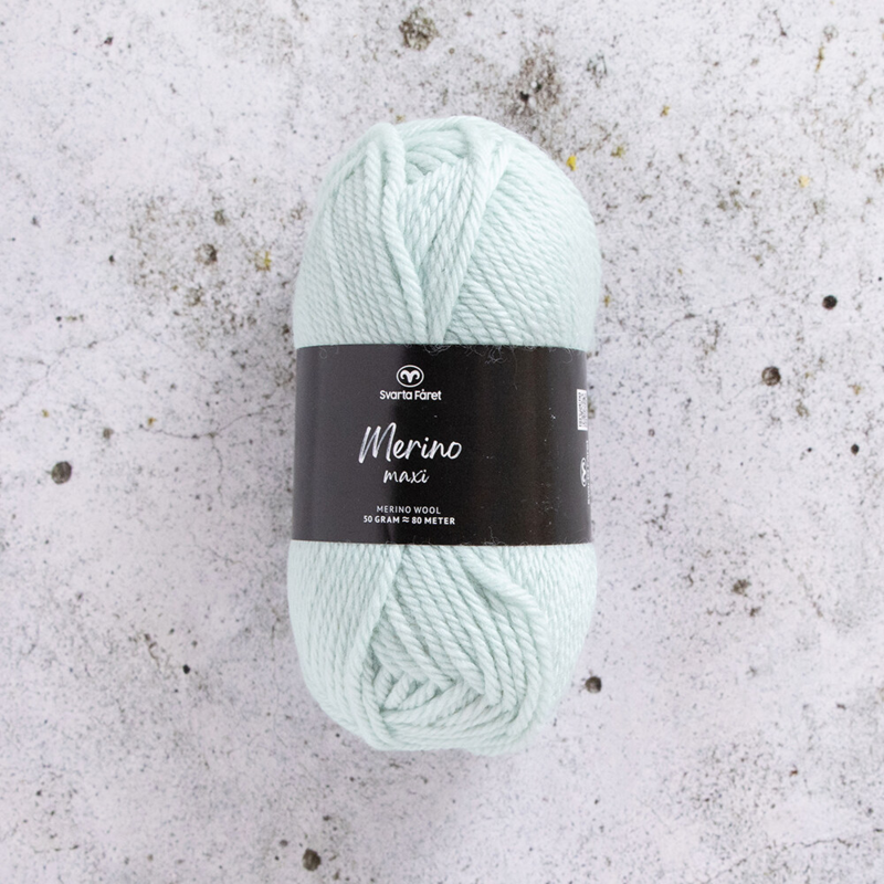 Svarta Fåret Merino Maxi 08 Toque de menta