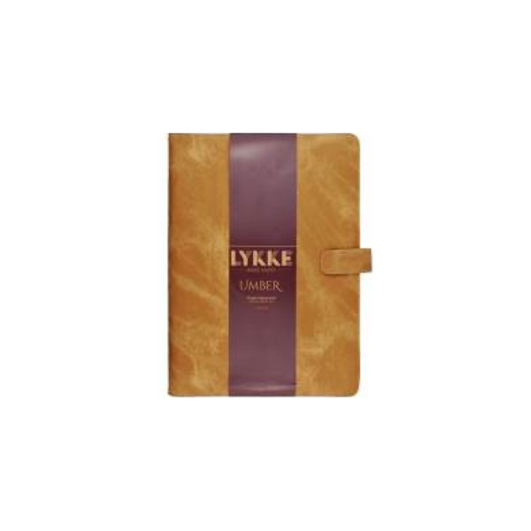 LYKKE Set de Agujas Rectas Umber, Tan, 25 cm