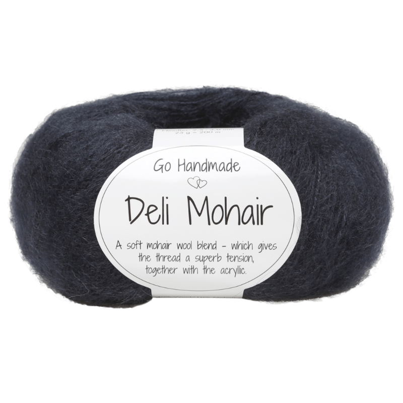 Go Handmade Deli Mohair 91 Gris oscuro