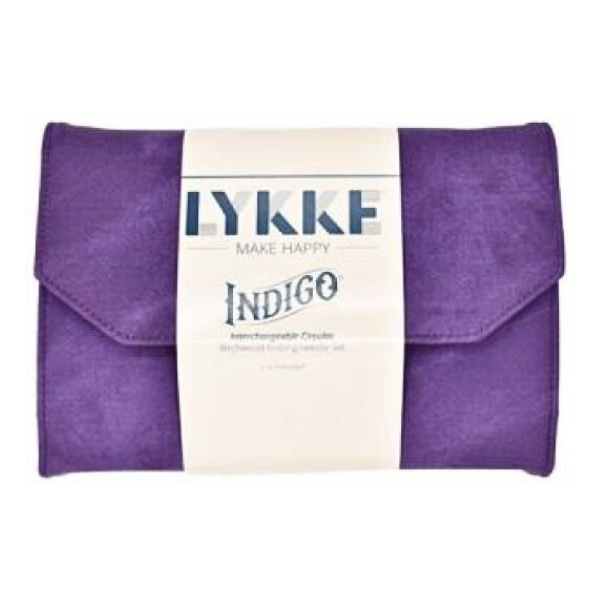 LYKKE Juegos de Agujas Intercambiables Circulares Indigo, Violet, 13 cm