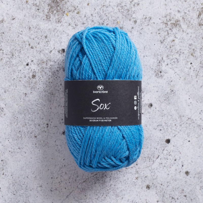 Svarta Fåret Sox 50 g 271 Azul vivo