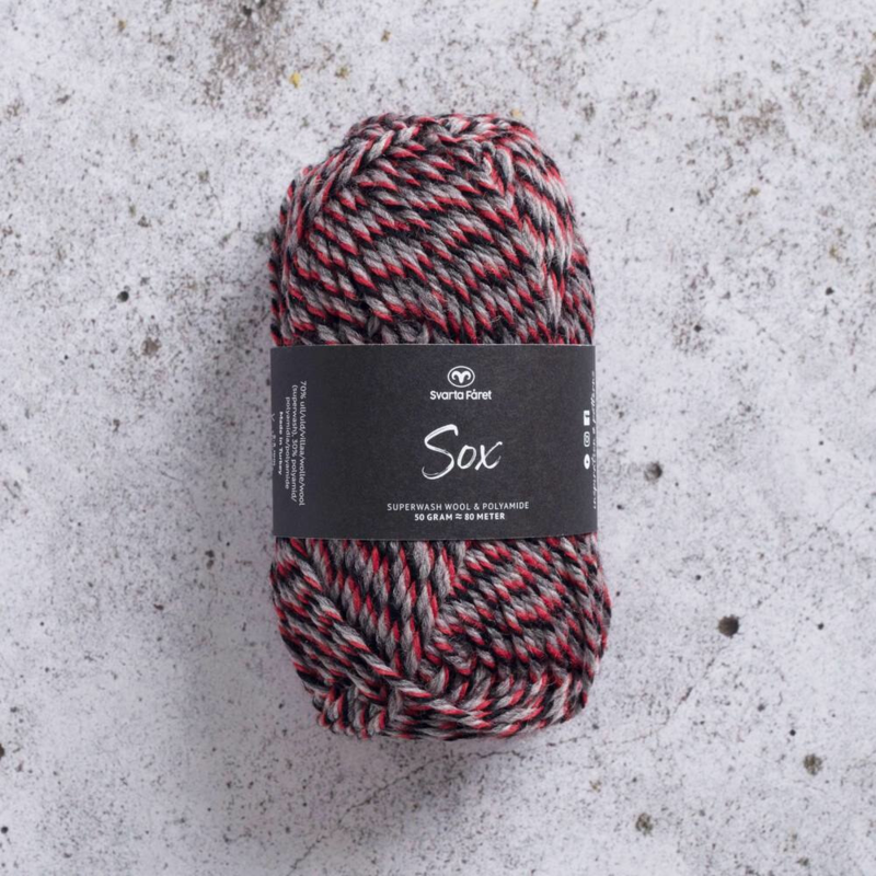 Svarta Fåret Sox 50 g 005 Banda de acero negro