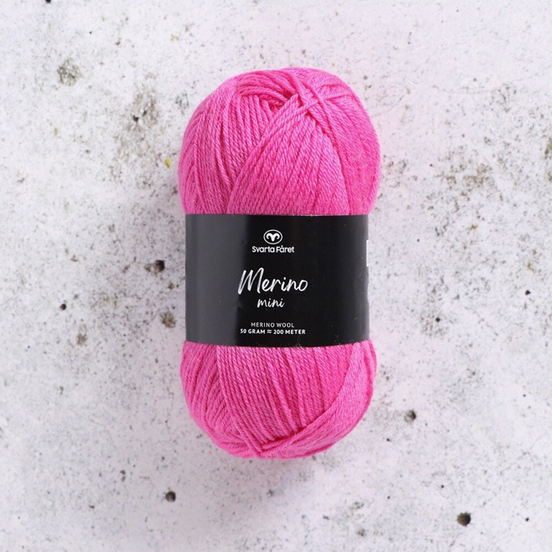 Svarta Fåret Merino Mini 15 Revuelta rosa