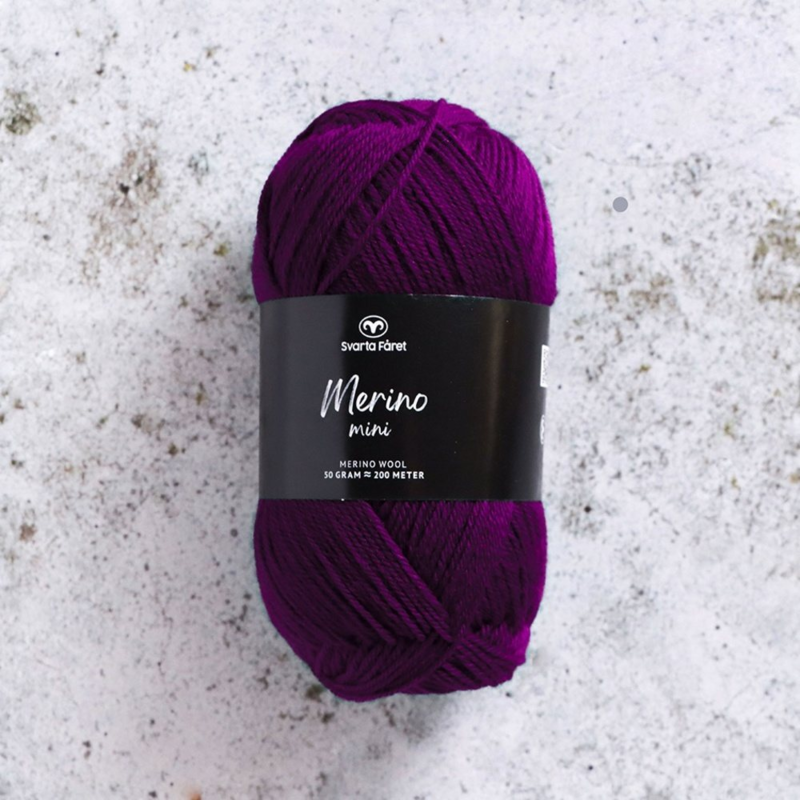 Svarta Fåret Merino Mini 17 Poción de mora