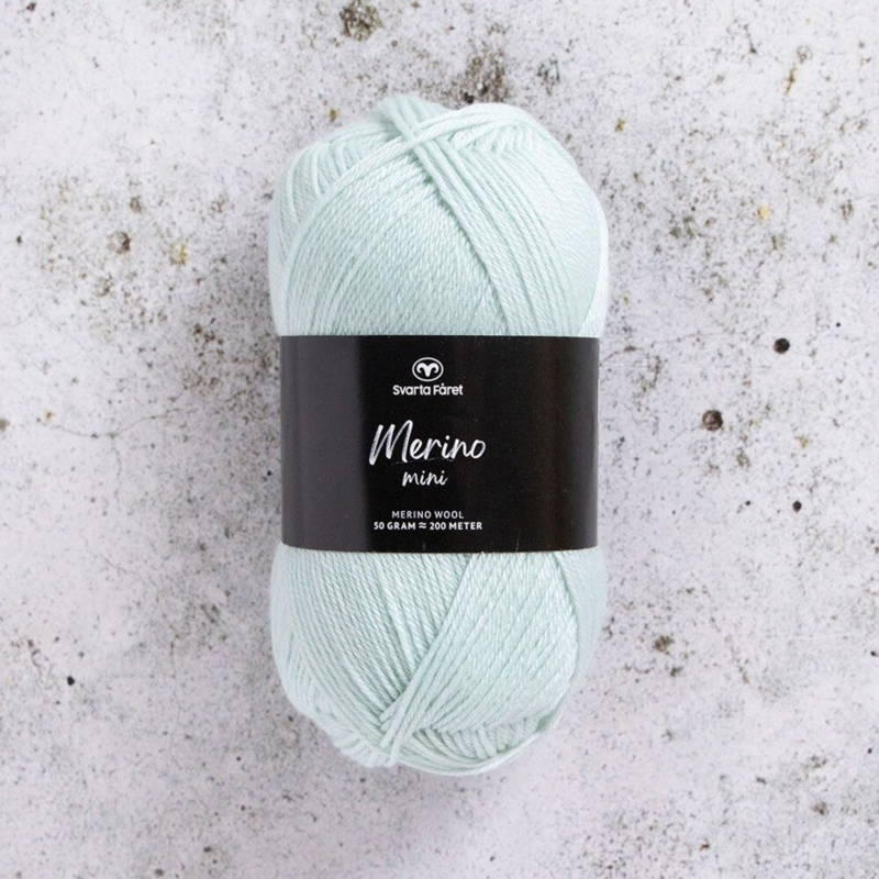 Svarta Fåret Merino Mini 08 Toque de menta