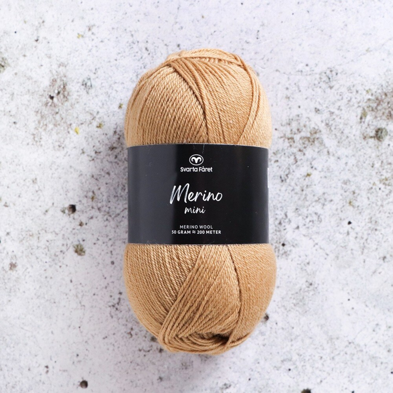 Svarta Fåret Merino Mini 10 Caramelo de mantequilla