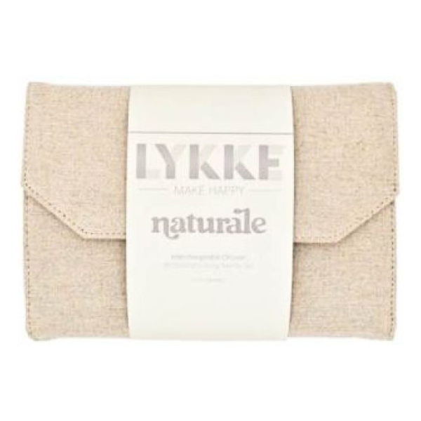 LYKKE Juegos de Agujas Intercambiables Circulares Naturale, Beige, 13 cm