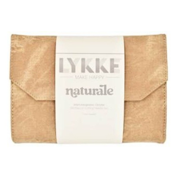 LYKKE Juegos de Agujas Intercambiables Circulares Naturale, Tan, 13 cm