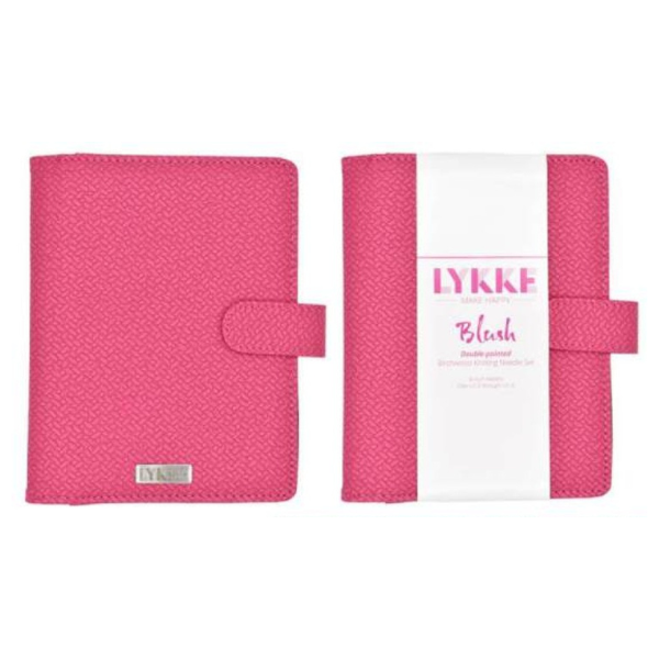 LYKKE Set de Agujas de Doble Punta Blush, Magenta, 15 cm