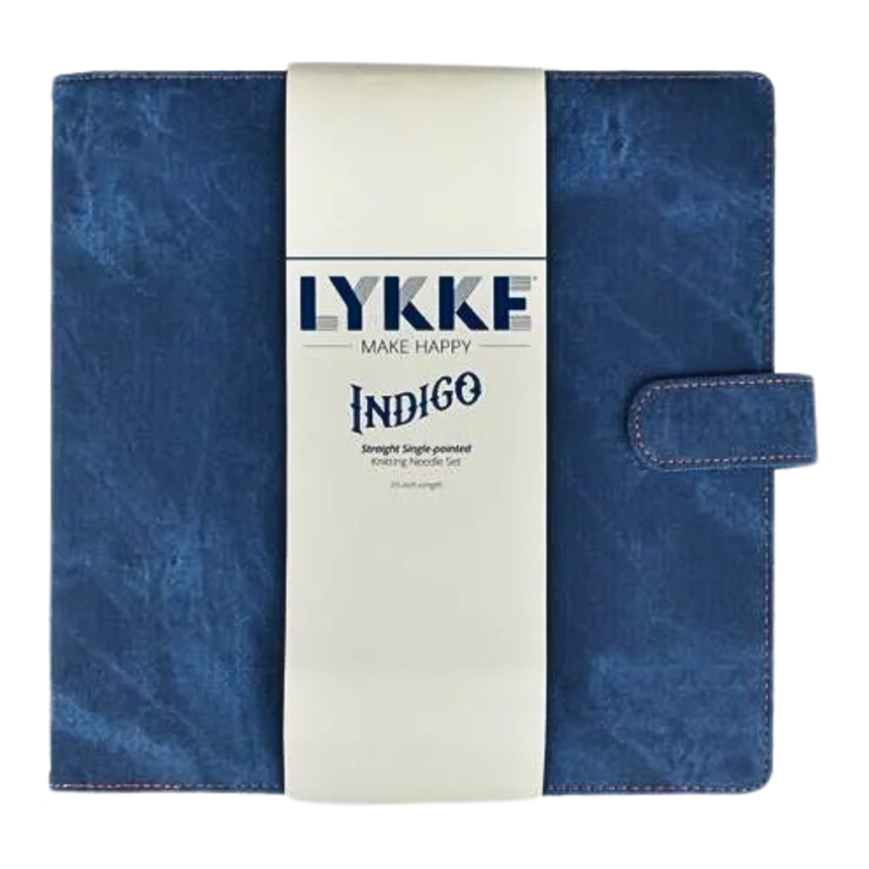 LYKKE Juegos de Agujas de Una Sola Punta Indigo, Azul, 25 cm