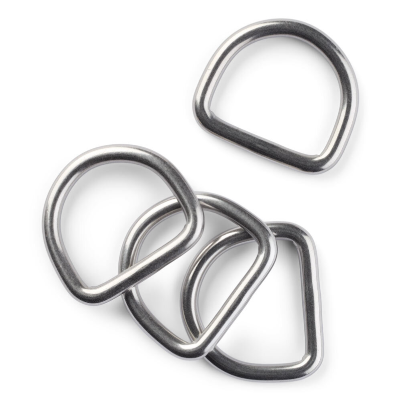 LindeHobby Anillas en D, 4x25 mm, 4 piezas