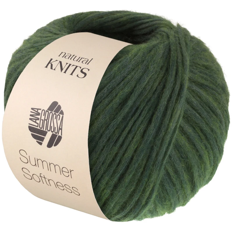 Lana Grossa Summer Softness 24 Verde oscuro