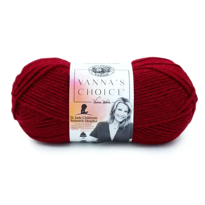Lion Brand Vanna's Choice 860-180E Cranberry