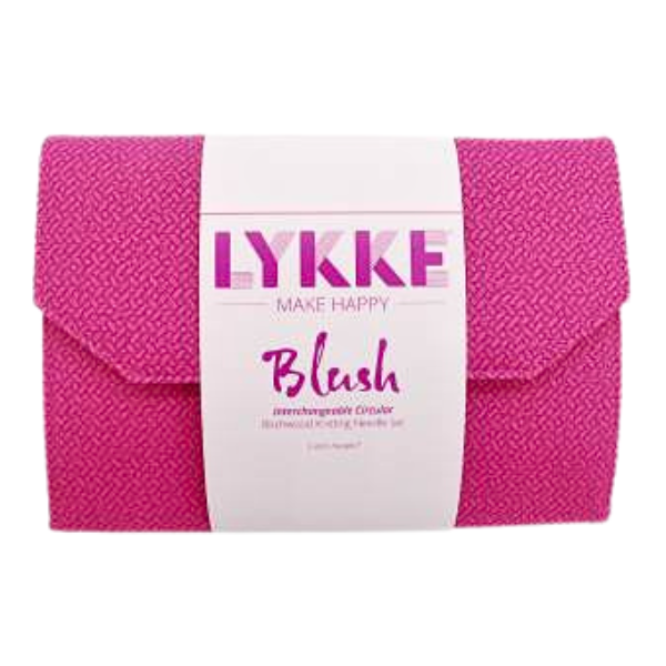 LYKKE Juegos de Agujas Intercambiables Circulares Blush, Magenta, 13 cm