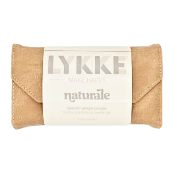 LYKKE Juegos de Agujas Intercambiables Circulares Naturale, Tan, 9 cm