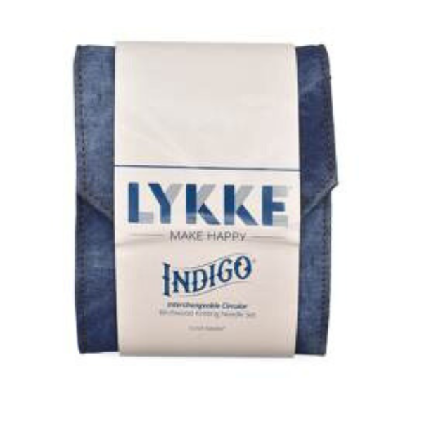 LYKKE Juegos de Agujas Intercambiables Circulares Indigo, Starter Set, Azul, 13 cm