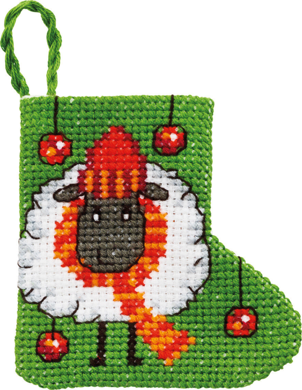 Kit de Bordado Oveja 7 x 7 cm