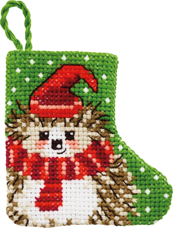 Kit de bordado Erizo 7 x 7 cm