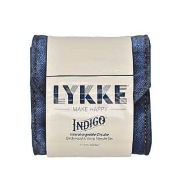 LYKKE Juego de Agujas Intercambiables Circulares, Indigo, Starter Set, Azul, 9 cm