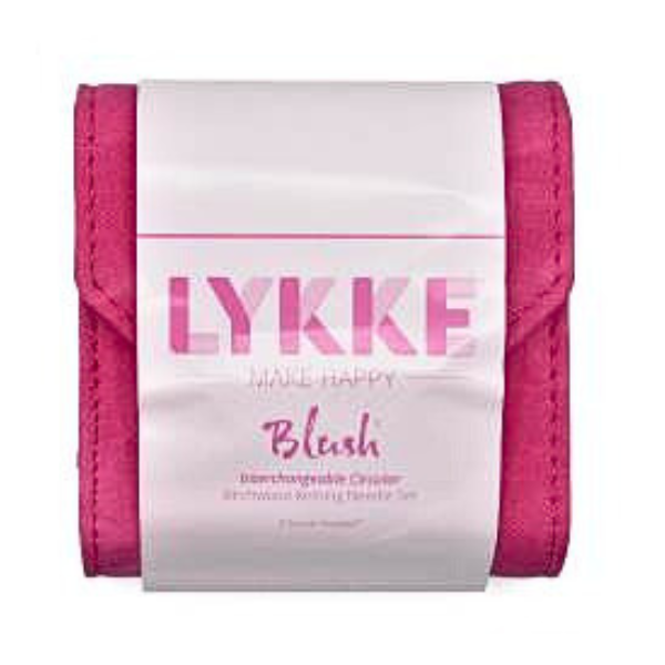LYKKE Juegos de Agujas Intercambiables Circulares Blush, Starter Set, Fucsia, 9 cm