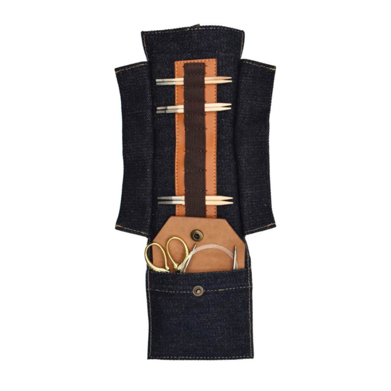 LYKKE Taylor Estuche para Agujas Circulares Intercambiables, 9 cm Marrón claro