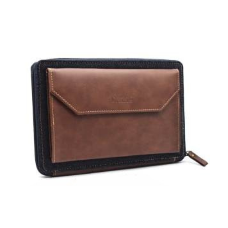 LYKKE Oxford Estuche para Agujas Circulares Intercambiables, 13 cm Chocolate