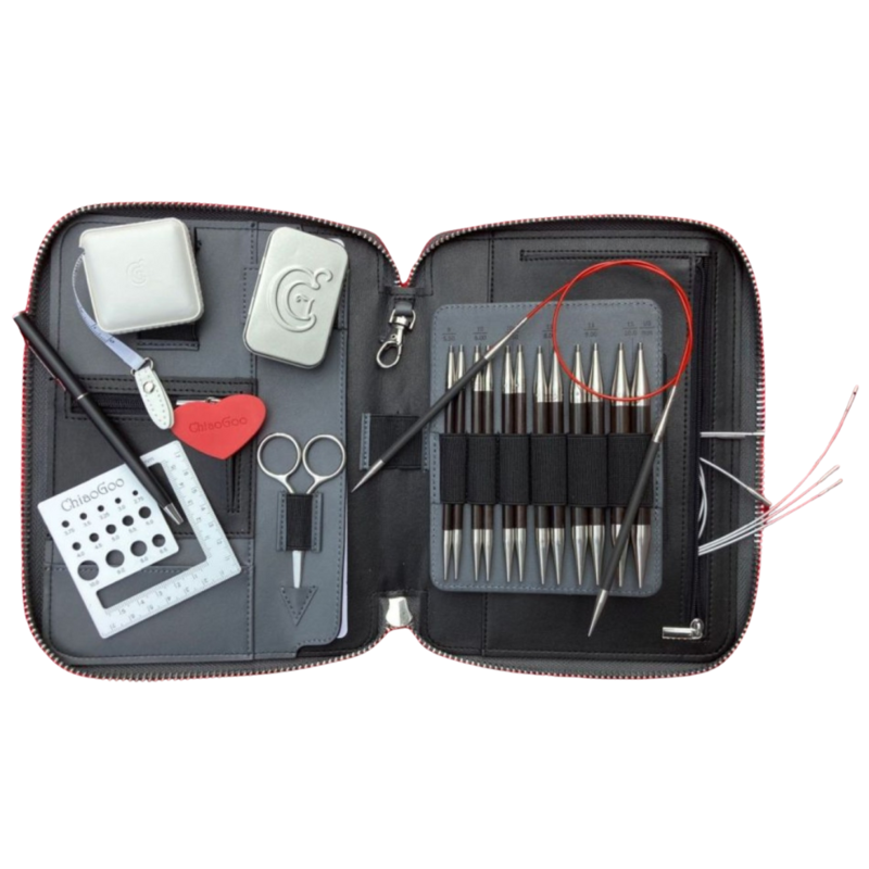 ChiaoGoo Juegos de Agujas Circulares Intercambiables Forté 2.0, 13 cm