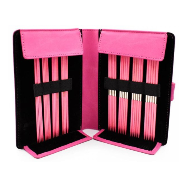 LYKKE Set de Agujas de Doble Punta Blush, Fucsia, 15 cm (2.00-3.75 mm)