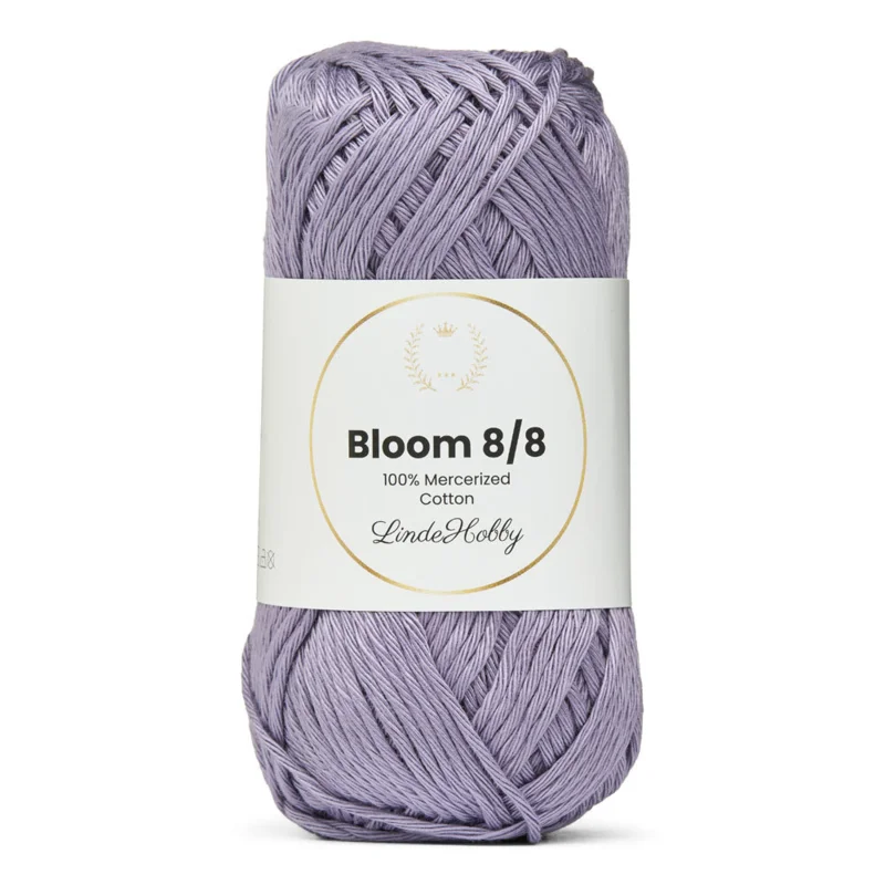 LindeHobby Bloom 8/8 Mercerized Cotton 12 Lila claro