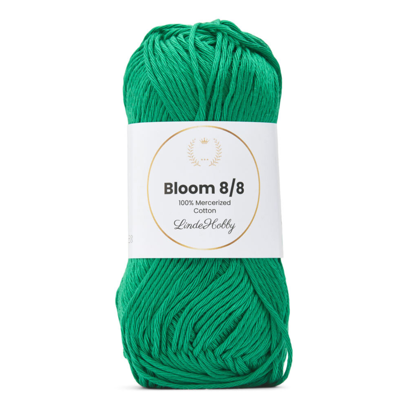 LindeHobby Bloom 8/8 Mercerized Cotton 33 Verde Benetton