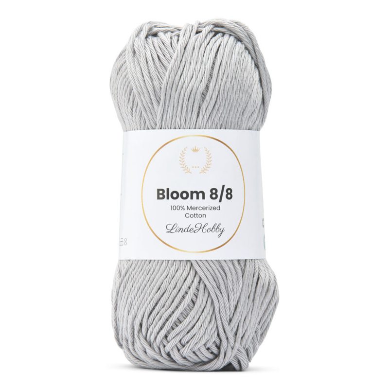 LindeHobby Bloom 8/8 Mercerized Cotton 03 Gris