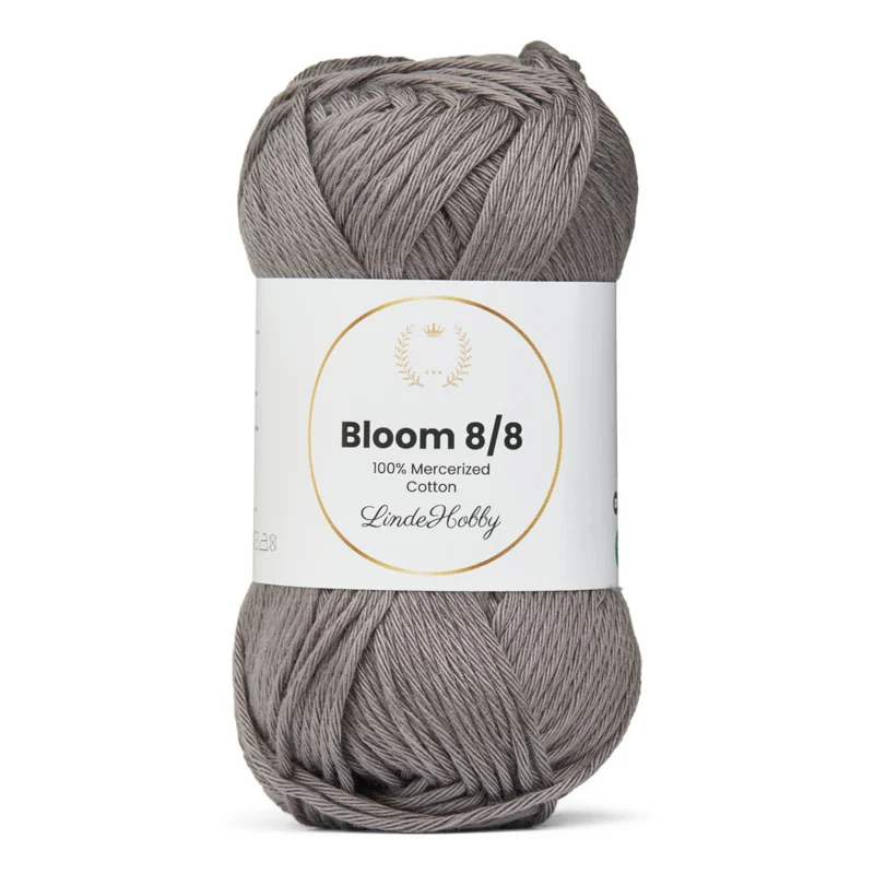 LindeHobby Bloom 8/8 Mercerized Cotton 04 Ahumado