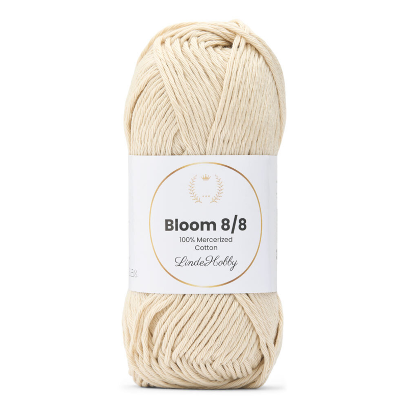LindeHobby Bloom 8/8 Mercerized Cotton 05 Crudo