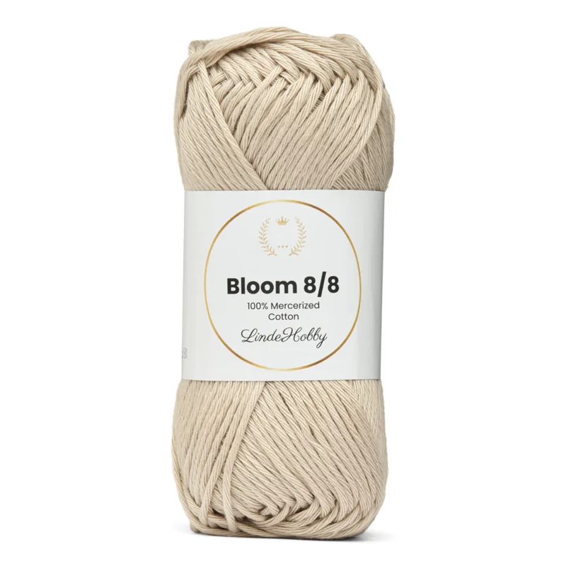 LindeHobby Bloom 8/8 Mercerized Cotton 39 Gris perla