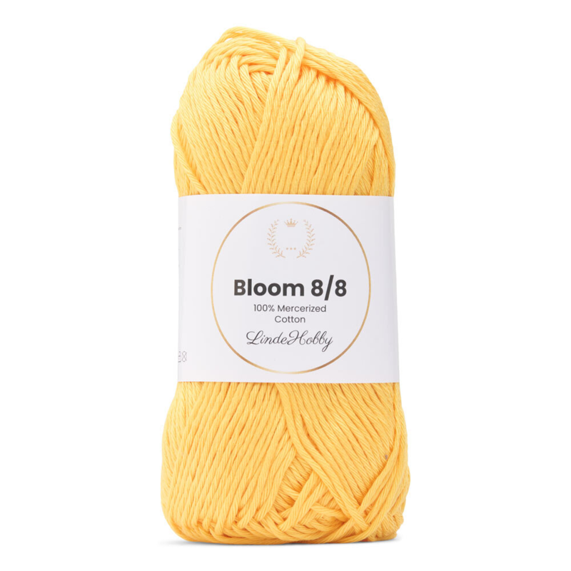 LindeHobby Bloom 8/8 Mercerized Cotton 22 Amarillo