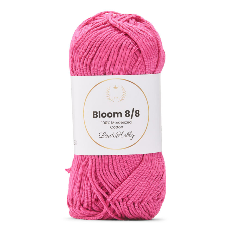 LindeHobby Bloom 8/8 Mercerized Cotton 34 Fucsia