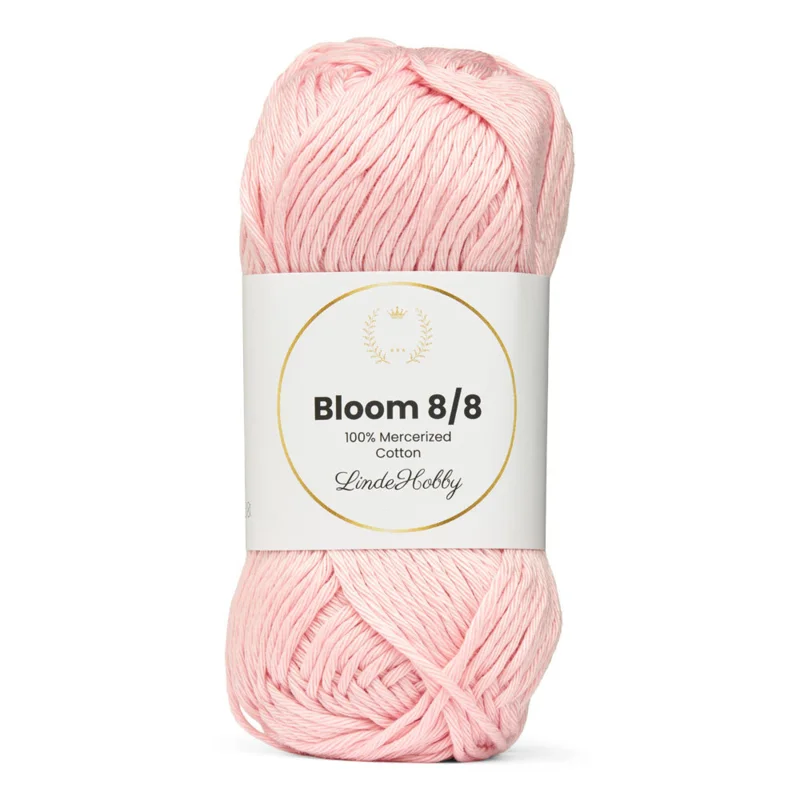 LindeHobby Bloom 8/8 Mercerized Cotton 09 Rosa claro